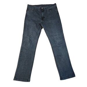 Levi's Jeans Men's W36 L32 Dark Slate Blue Tapered Leg Stretch PC9-04511-5654